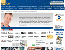 Tablet Screenshot of europart.nl
