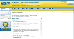 Desktop Screenshot of epos.europart.net